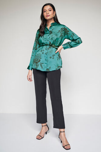 Emerald Enigma Shirt, Black, image 2